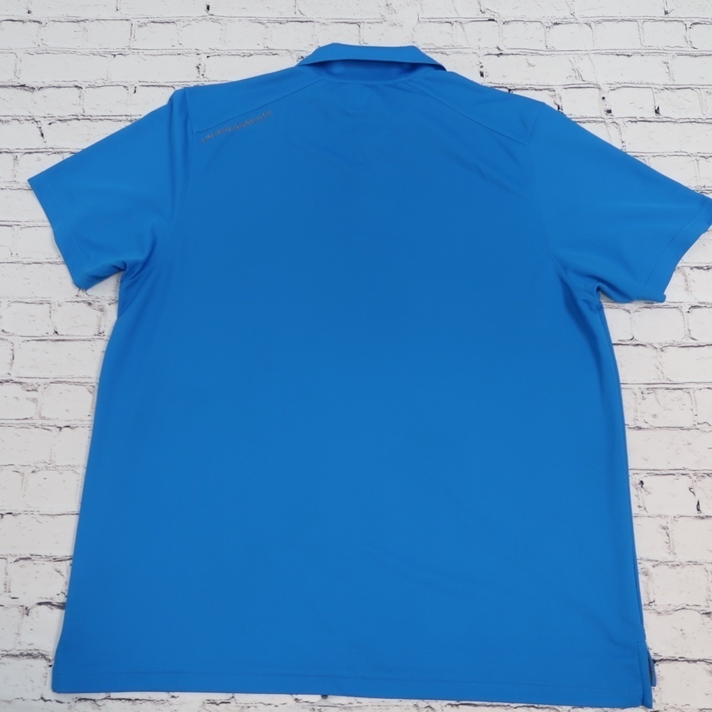 Under Armour Men's Bright Blue Polo Shirt - Picture 7 of 12